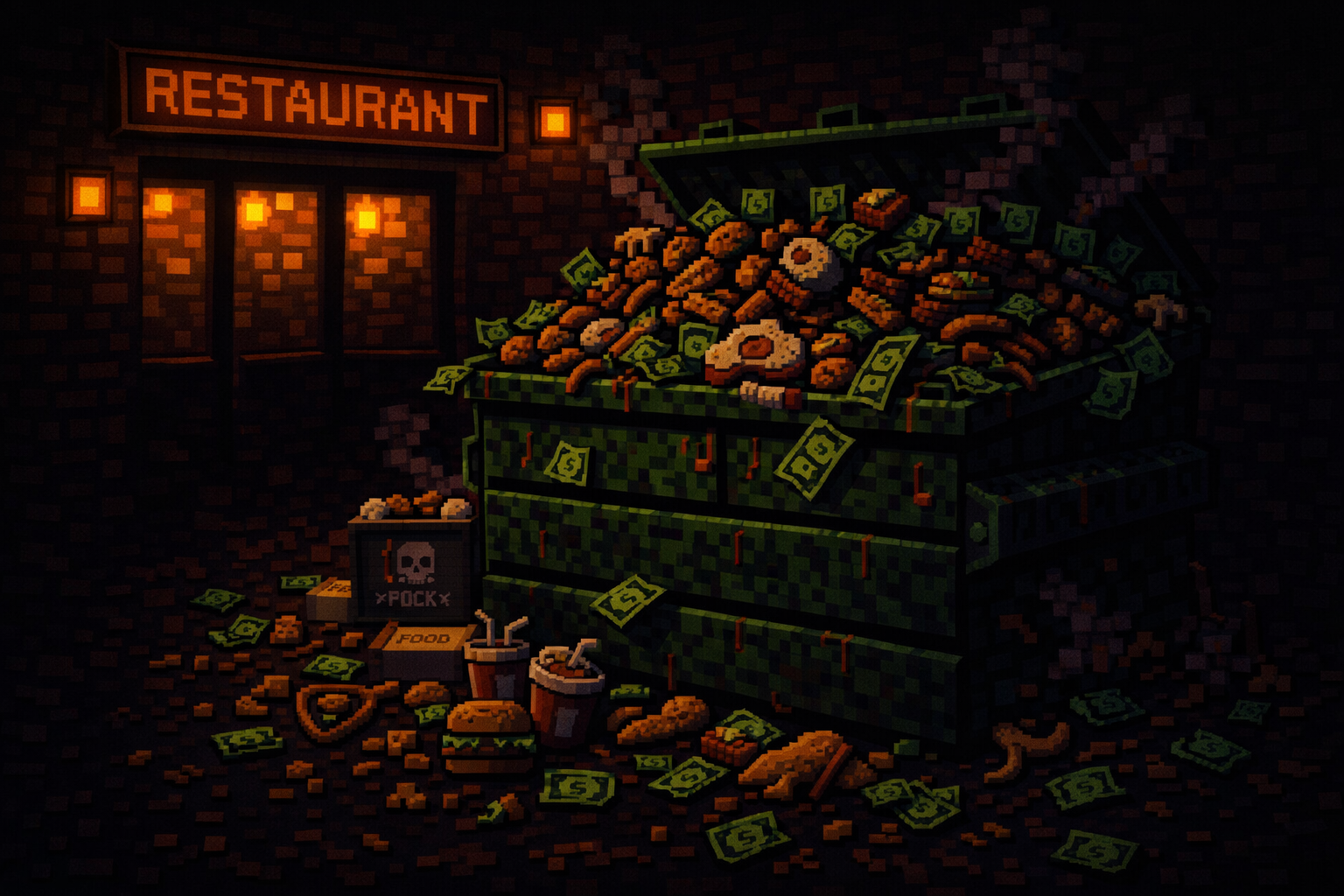 In the business of wasting food